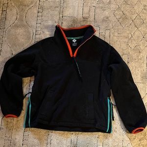 REI fleece, afro x REI